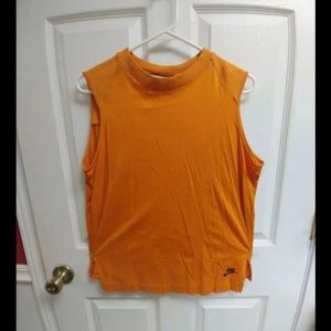 Nike sleeveless top with cute back...perfect for f